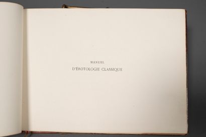 [Curiosa]. FORBERG (F.-K.). Manuel d'érotologie...