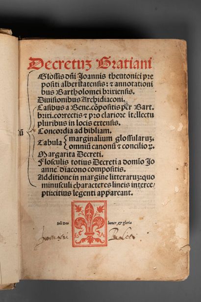 [Illustrated post-incunabulum]. GRATIEN....