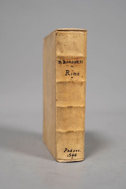 [Sixteenth-century book]. BORGHESI (Diomede)....