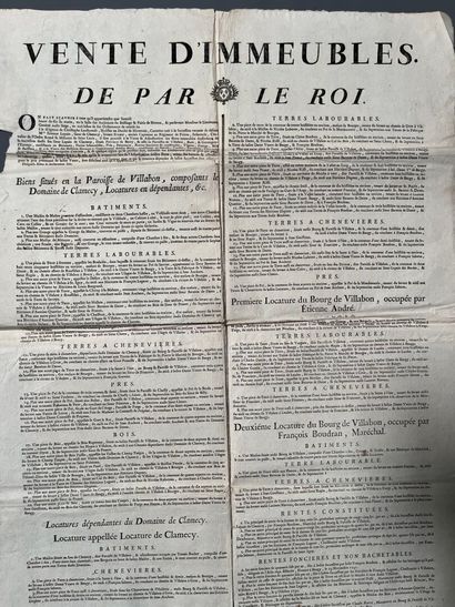 [Posters, placards]. [Berry]. Set of placards...