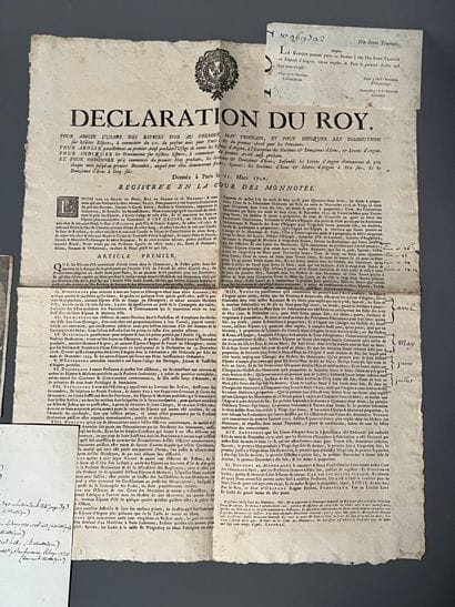 [Historical documents]. [Finances]. [Law's...