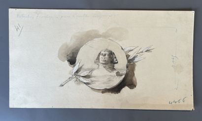 [Drawing]. Antoine CALBET (1860-1942): Important...