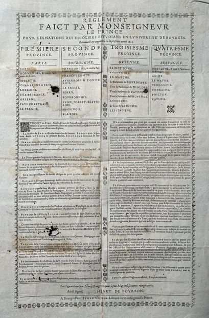 [Posters, placards]. [Berry]. [Université]....