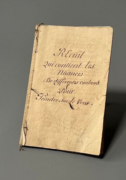 [Manuscript]. [Beaux-Arts]. Set of two manuscript...