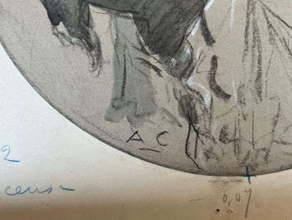 [Drawing]. Antoine CALBET (1860-1942): Important...