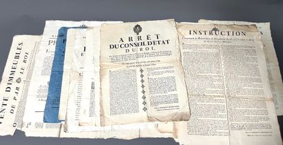 [Posters, placards]. [Berry]. Set of placards...