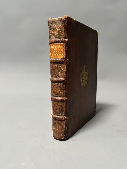 [Binding with coat of arms]. LA ROQUE (André...