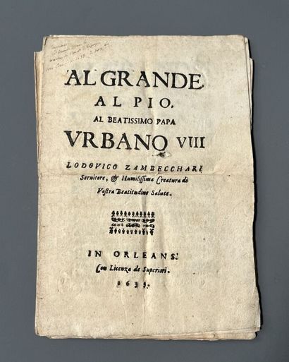ZAMBECCHARI (Lodovico, pseud. of Juan Antonio...