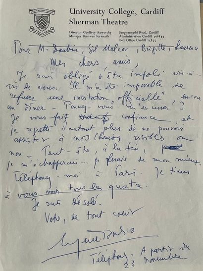 [Autographs]. [Literature, entertainment]....