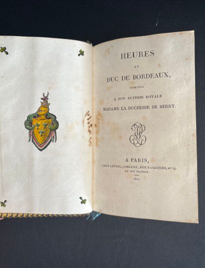 BOOK OF HOURS from manuscripts in the Royal...