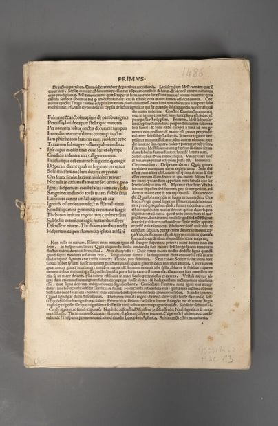 [Incunabula]. Set of two incunabula. 1. TITE-LIVE....