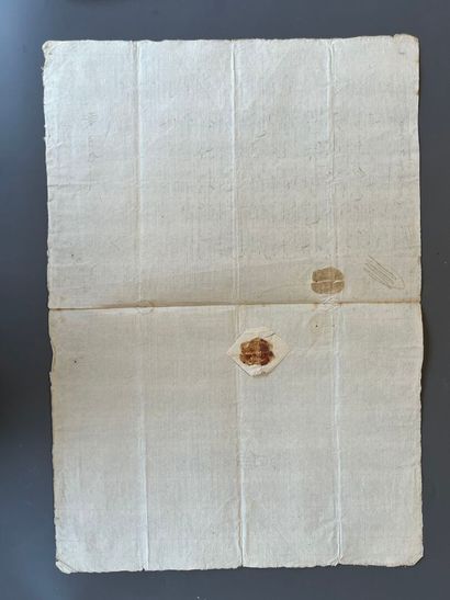 [Autograph]. HENRI III (King of Navarre)....