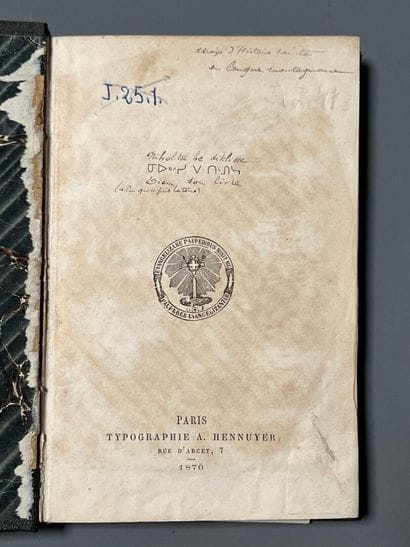 [Americana]. [FARAUD (Henri)]. Nioltsi be...
