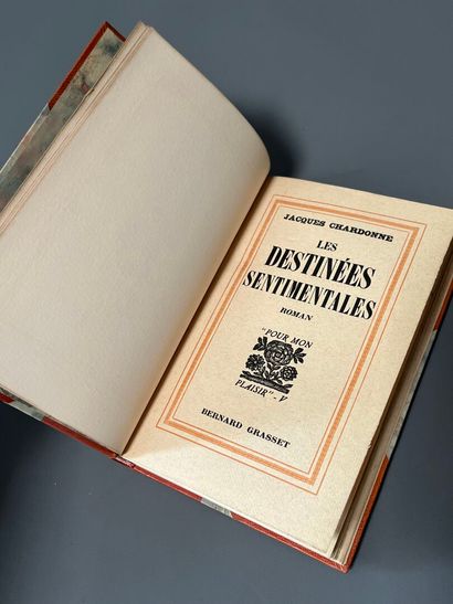 CHARDONNE (Jacques). Les destinées sentimentales....