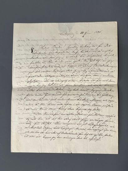 [Autograph]. [Scandinavia]. CRUSELL (Berhard...