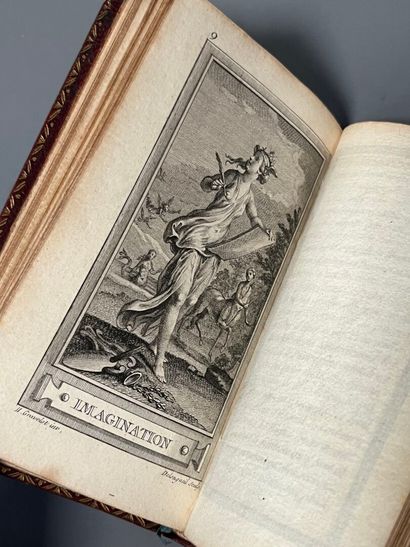 ALMANACHS. Ensemble de 2 volumes reliés en...