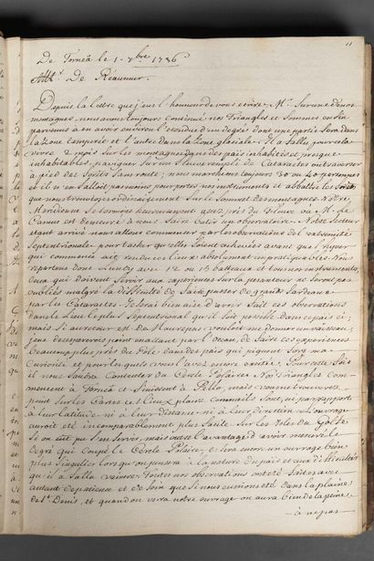 [Manuscript]. [Sciences]. MAUPERTUIS (Pierre...
