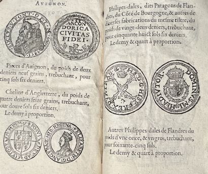 [Numismatics]. EDICT ET REGLEMENT... sur...