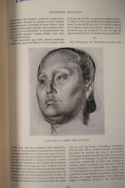 IACOVLEFF. TCHOU-KIA-KIEN. Le théâtre chinois....
