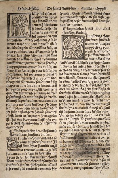 [Illustrated post-incunabulum]. JACQUES DE...