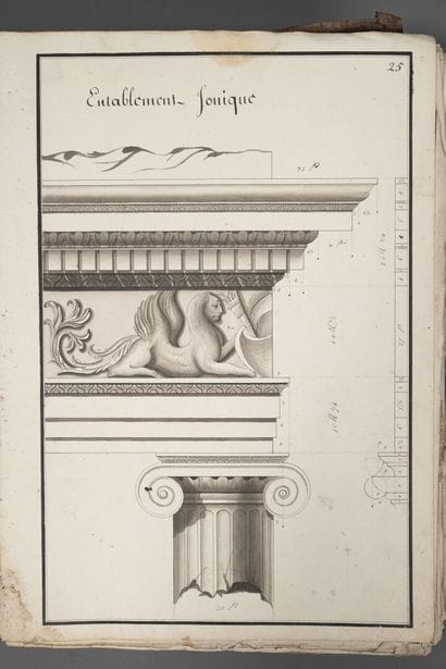 [Manuscript]. [Architecture]. NANINCK (Henri)....