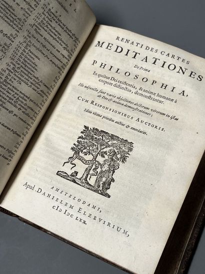 DESCARTES (René). [Opera philosophica]. Amstelodami,...