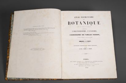 [Botany]. LE MAOUT (Emmanuel). Atlas élémentaire...