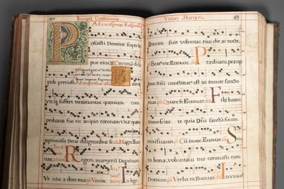 [Manuscript]. [Antiphonary, 18th c.]. Latin...