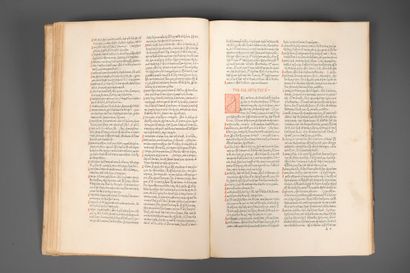 [Incunabulum (fragment)]. [Greek typography]....