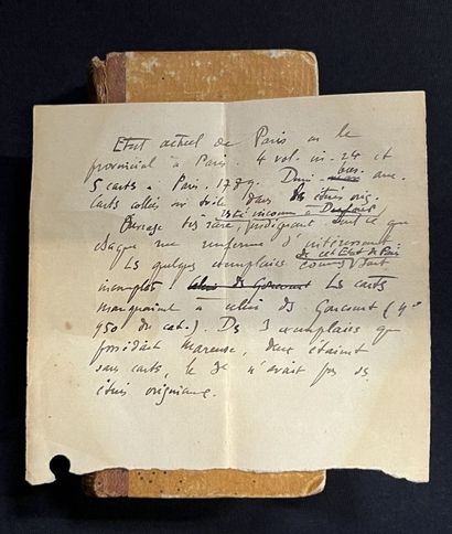 [Paris]. [WATIN (fils)]. État actuel de Paris,...