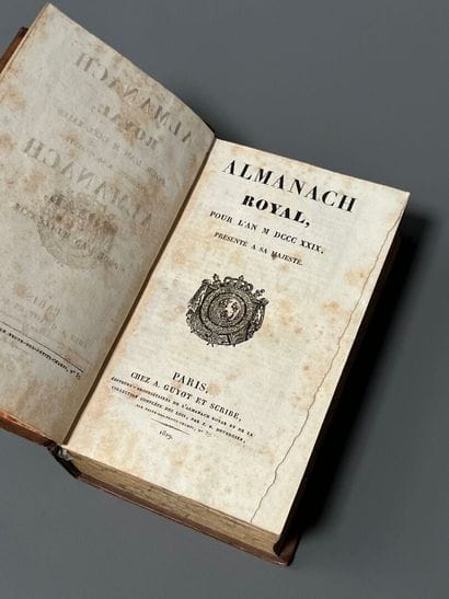 [Binding with arms]. ROYAL ALMANACH for the...