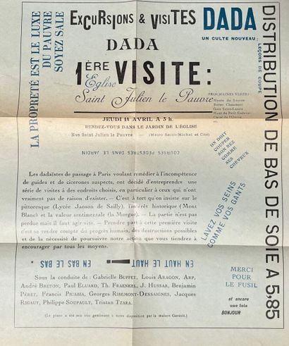 [Dadaïsme]. Excursions et visites Dada. 1ère...