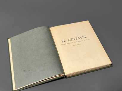 CENTAURE (LE). Revue trimestrielle de littérature...