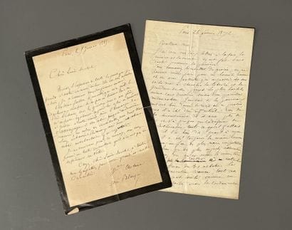 [Autograph]. ANTOINE (Marie Zoé, née Blanqui)....