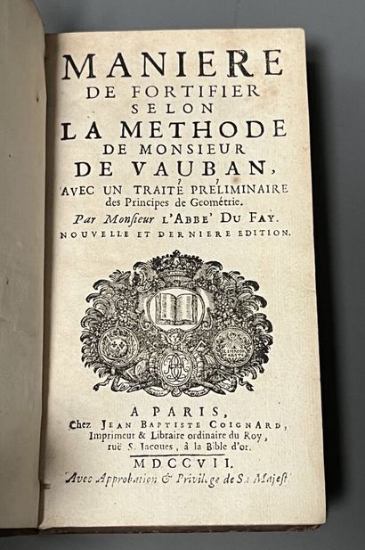 [Fortification]. DU FAY (abbé). Manière de...