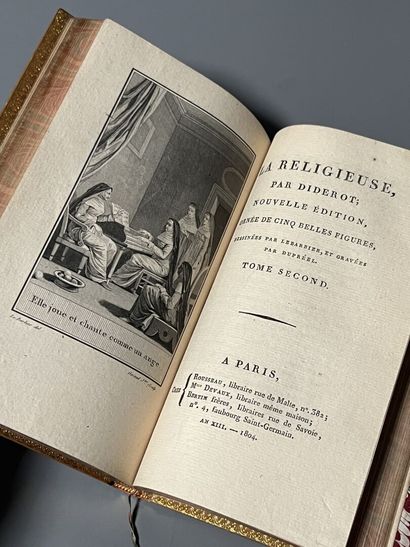 DIDEROT (Denis). La religieuse... Nouvelle...