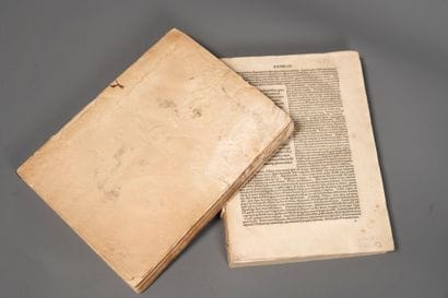 [Incunabula]. Set of two incunabula. 1. TITE-LIVE....