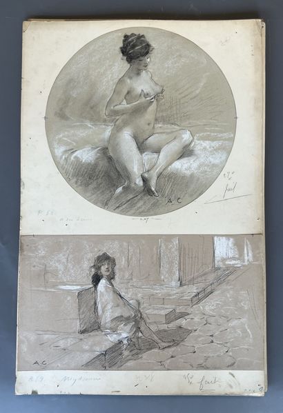 [Drawing]. Antoine CALBET (1860-1942): Important...