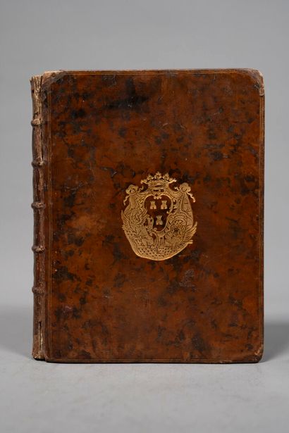 [Binding with coat of arms]. LANGUET DE GERGY...