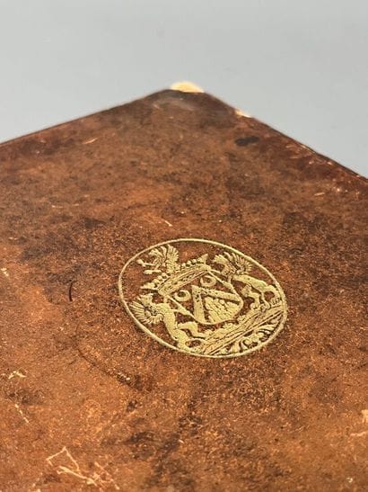 [Binding with coat of arms]. LA ROQUE (André...