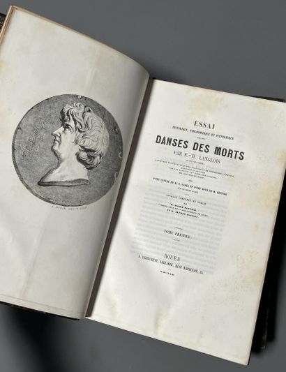[Mortuary binding]. LANGLOIS (Eustache-Hyacinthe)....