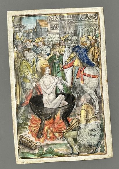 [16th c. engraving]. [Martyrdom of Saint...