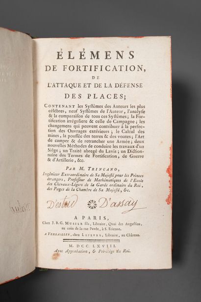 [Fortification]. TRINCANO (Didier Grégoire)....