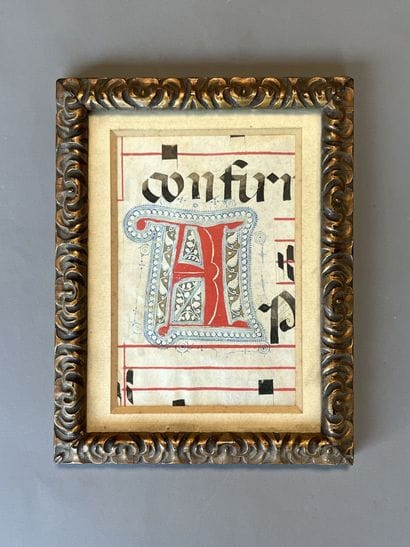 [Illuminated manuscript (fragment), 15th...