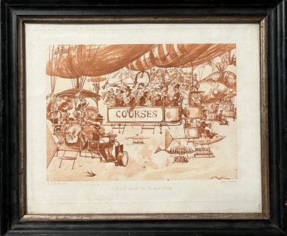 [Engraving]. [Aerostation]. Albert ROBIDA...