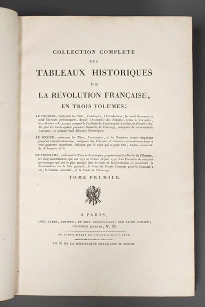 [Révolution française]. COLLECTION COMPLETE...