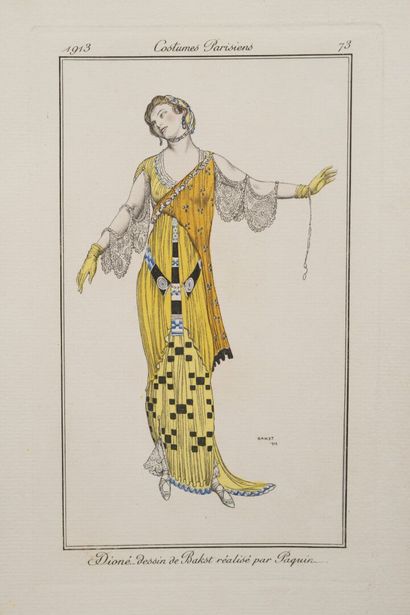 [Engraving]. [Fashion, costume]. Set of fashion...