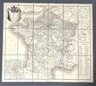 [Geographical map]. [France]. CARTE DES ROUTES...