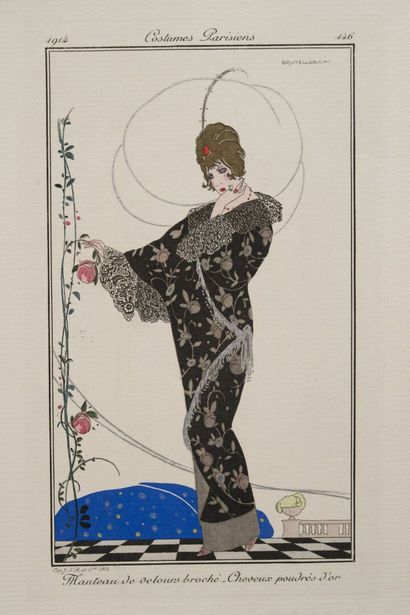 [Engraving]. [Fashion, costume]. Set of fashion...