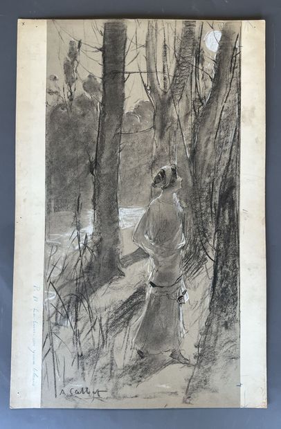 [Drawing]. Antoine CALBET (1860-1942): Important...